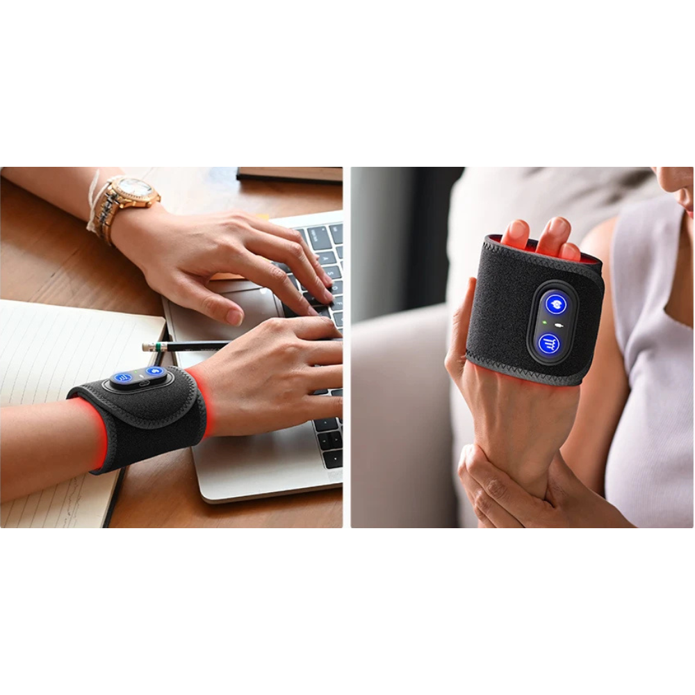 Infrawrap™ — a red light therapy wrist wrap designed for busy mums.