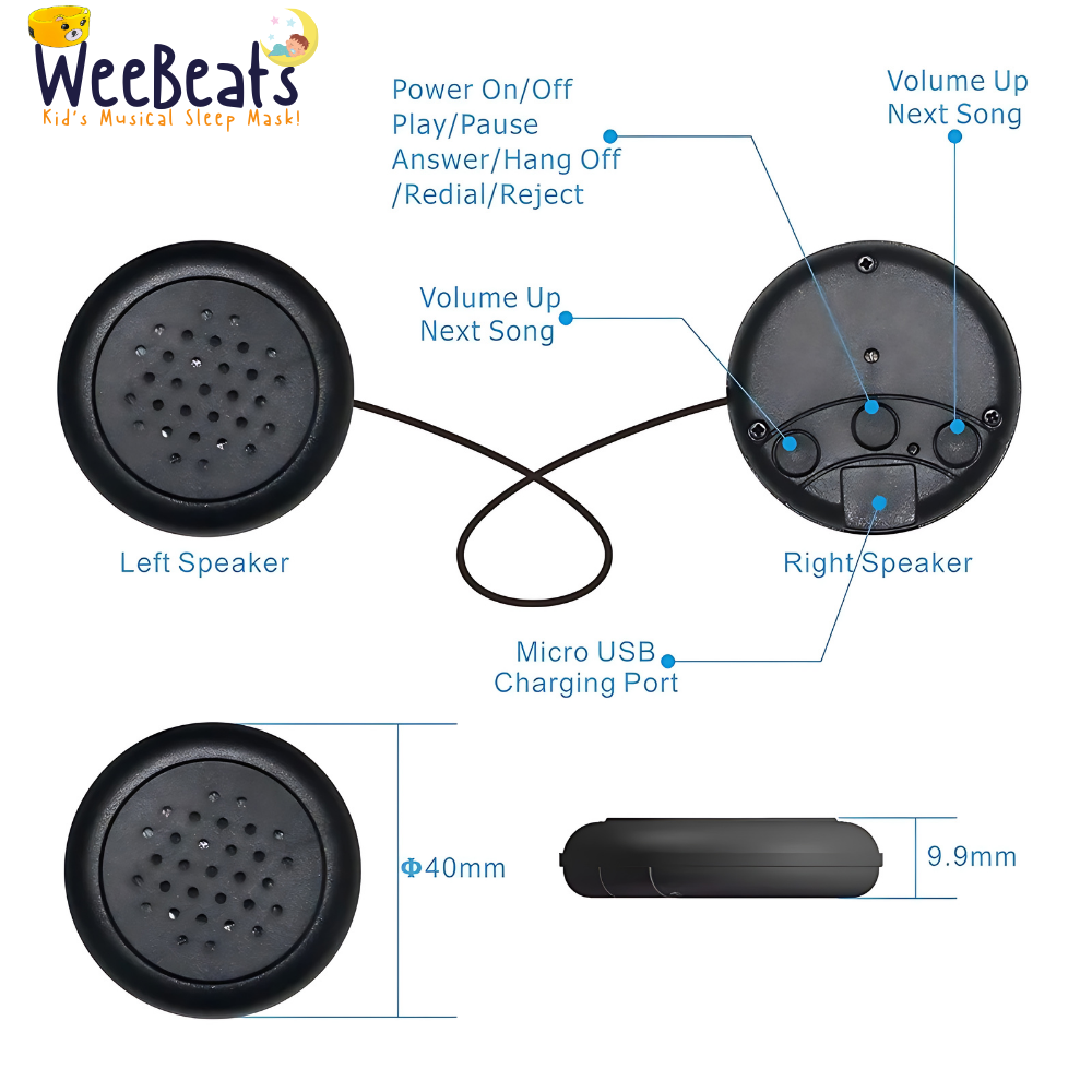 WeeBeats™: Kid's Musical Sleep Mask